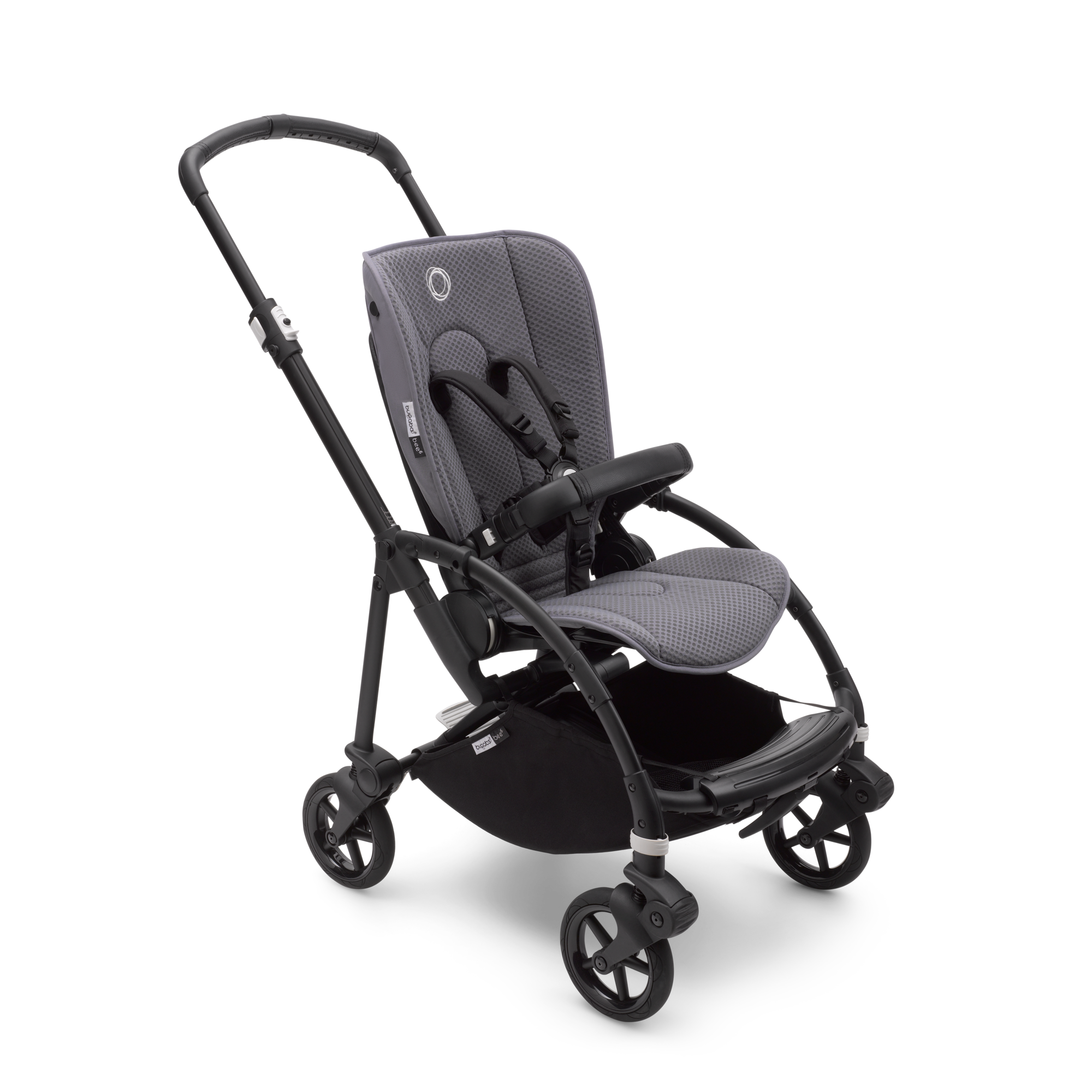 Refurbished Bugaboo Bee 6 seat and bassinet stroller black sun